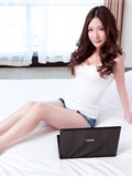 Slim Shenzhou U45 pure young model private room photo exposure notebook model(1)